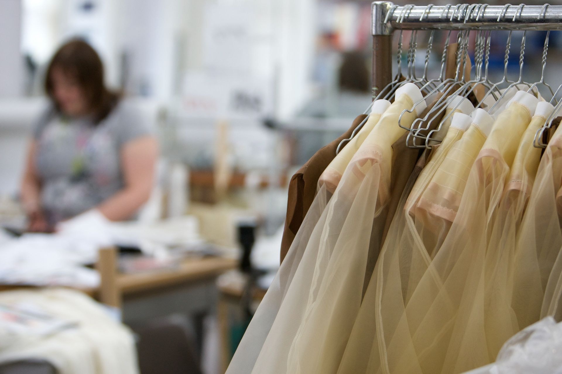 Fabric and costume workroom at Tanaechi